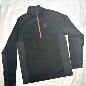 Spyder quarter-zip sweater fleece, men’s M, ski wear